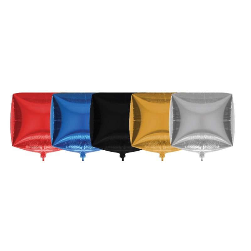 15" Cube Helium 3D Foil Balloon