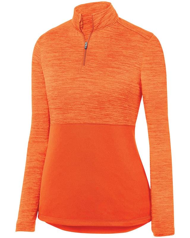 Augusta Sportswear® Shadow Tonal Heather 1/4 Zip Pullover - Women