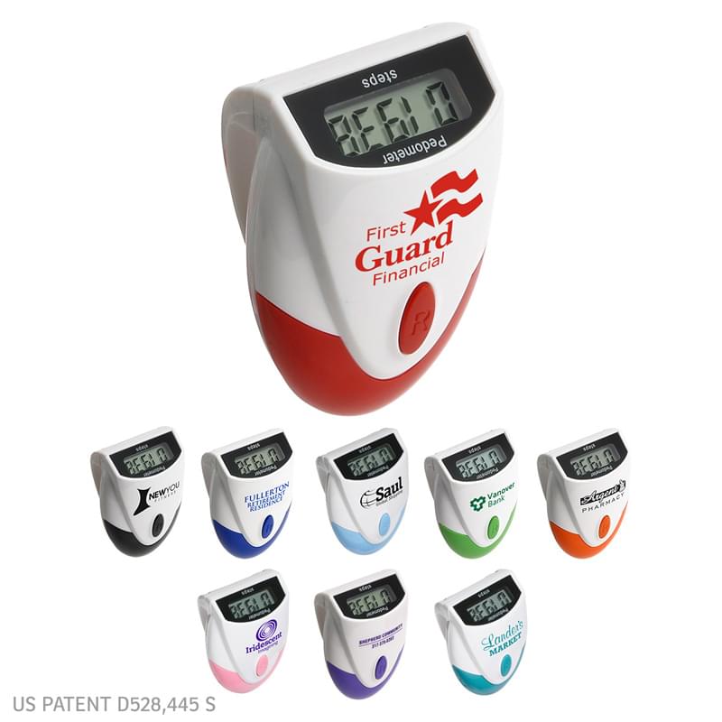 Two Tone Plastic Pedometer image