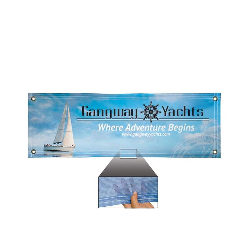 9 oz. Mesh Vinyl Banner - 2' x 6'