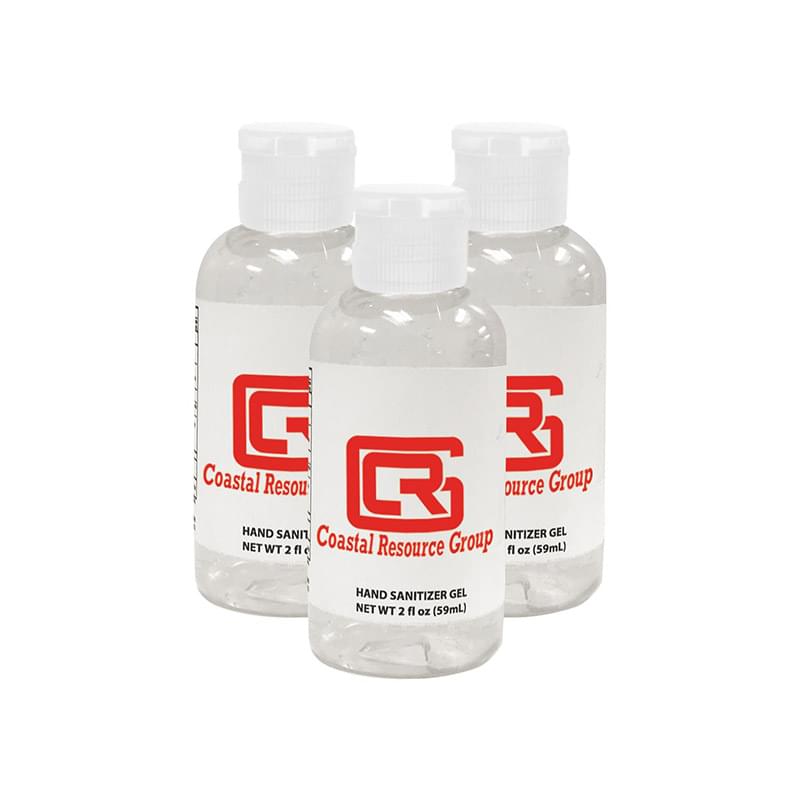 2 oz. USA Made Gel Hand Sanitizer Bottle image