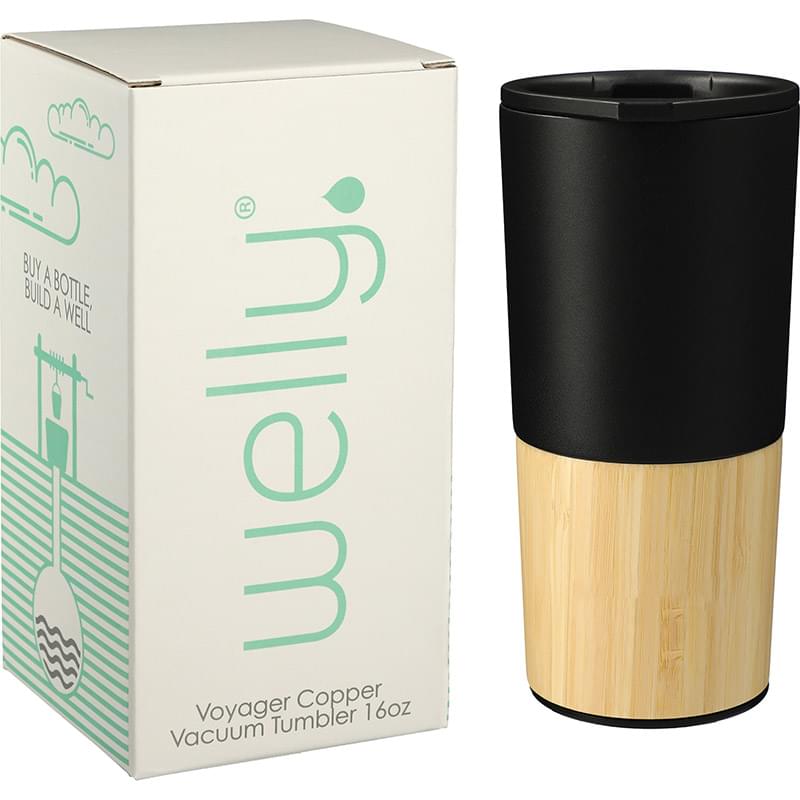 Welly® Copper Vacuum Tumbler with Gift Box - 16 oz.
