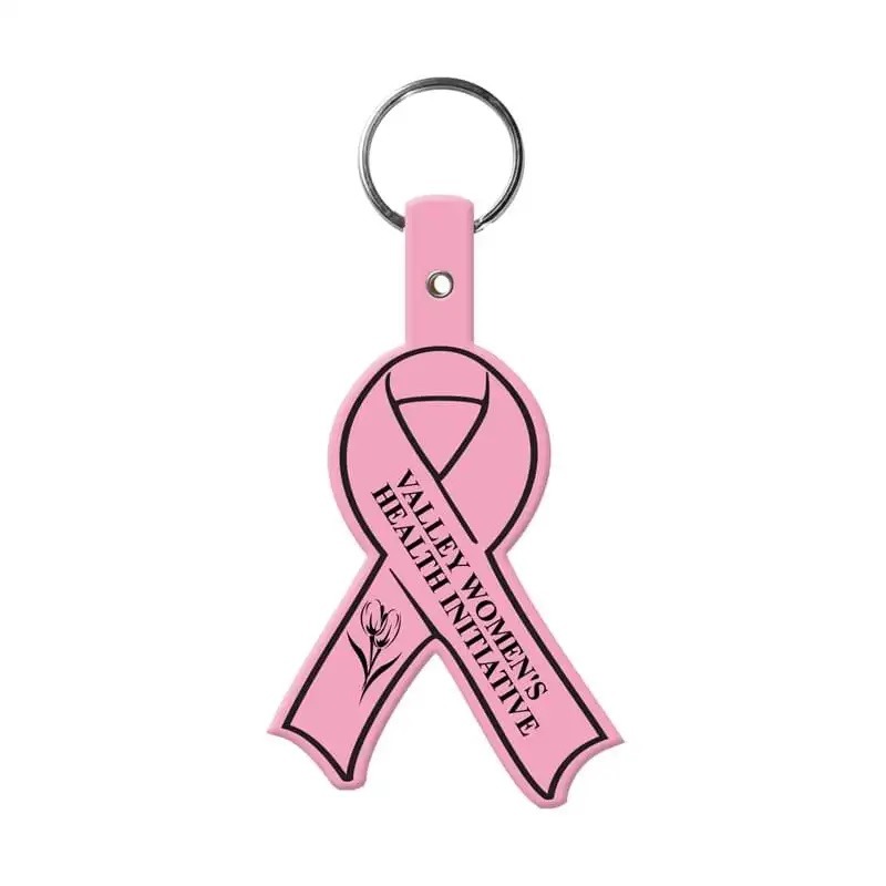 Flexible Awareness Ribbon Key Tag image