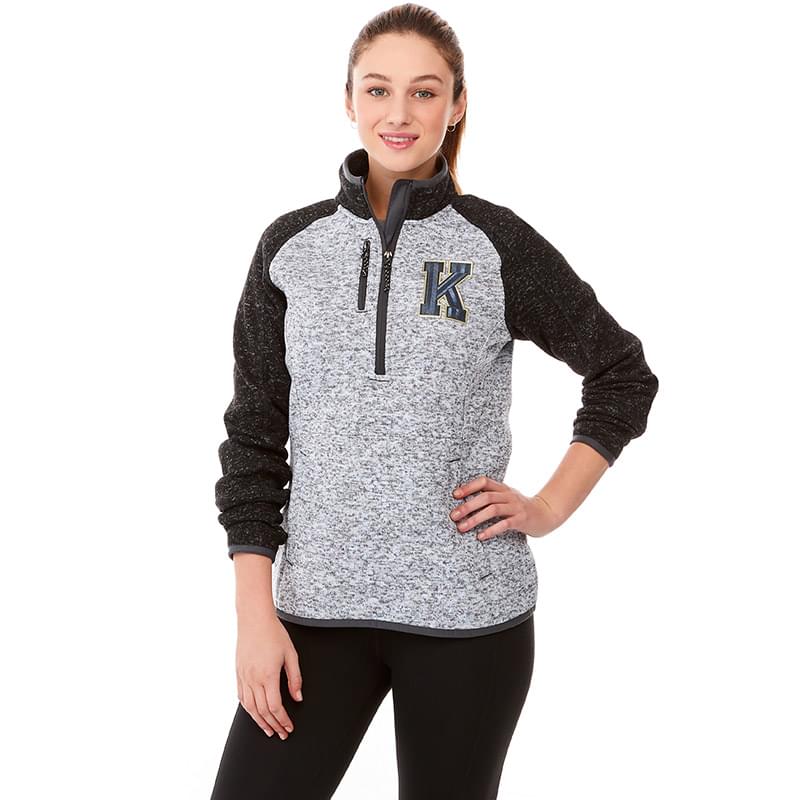 Elevate Knit Half Zip Pullover Sweater - Women