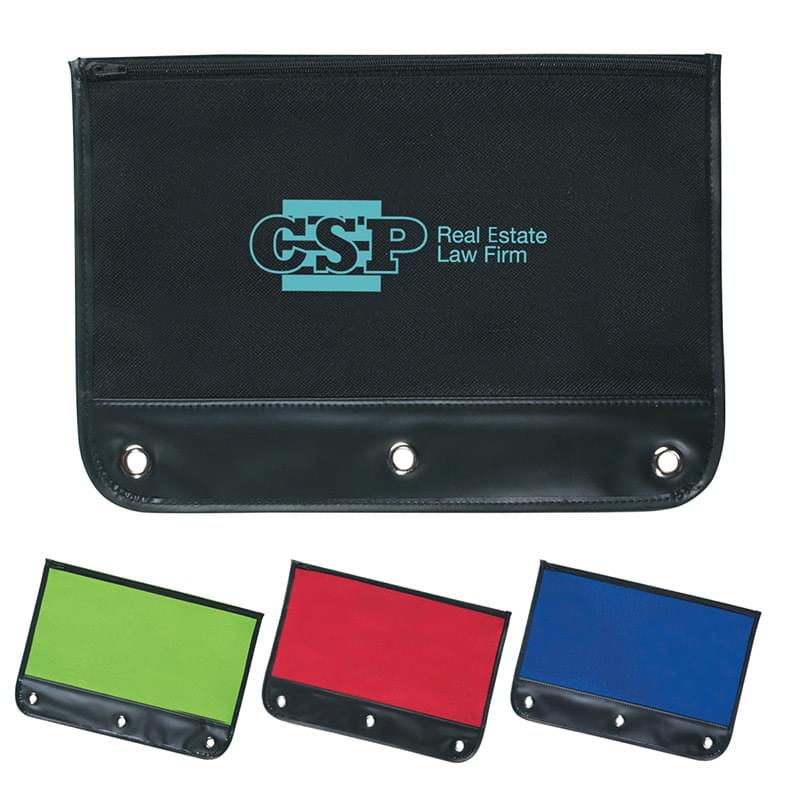 3-Ring Binder Zippered Pencil Case image