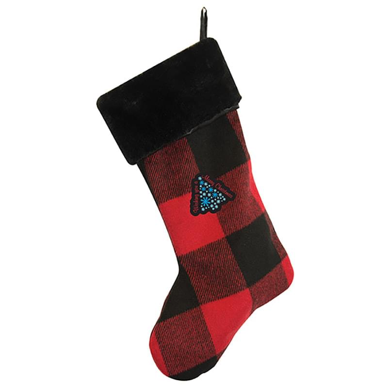 Buffalo Plaid Christmas Stocking