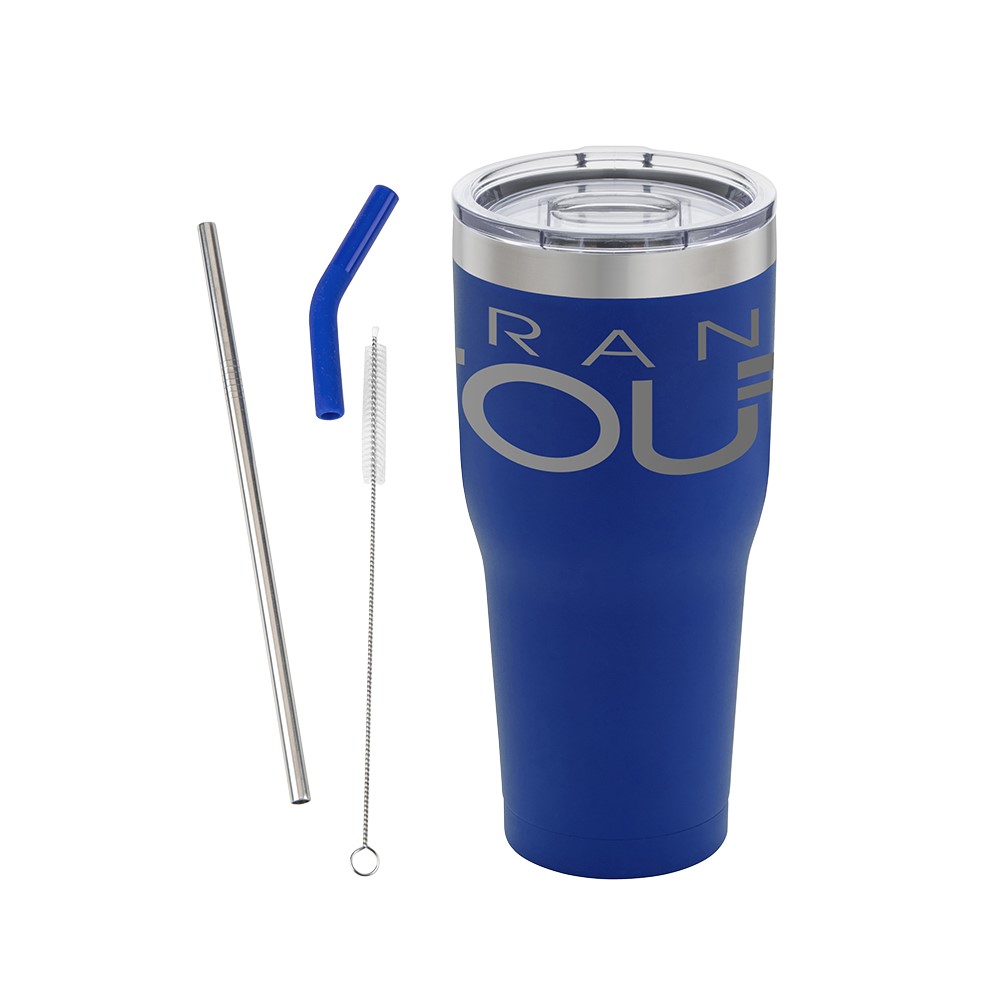 Basecamp® Vacuum Insulated Tumbler with Straw - 30 oz.