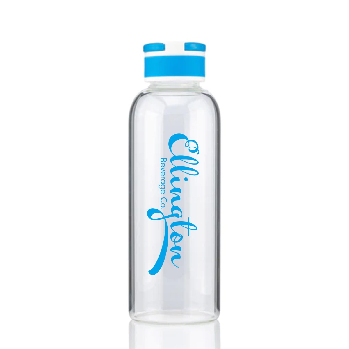 18 oz. Shatter Resistant Glass Milk Bottle with Silicone Band Lid image