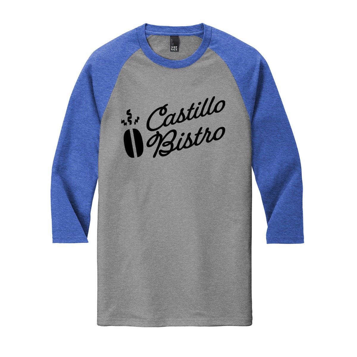District® Perfect Triblend® 3/4 Raglan T-shirt - Unisex