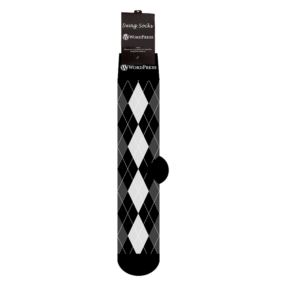 iPromo Full Color Fashion Socks with Custom Tag