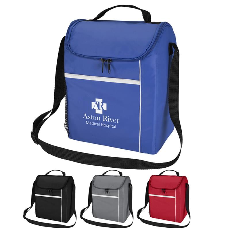 Pongee Ripstop Cooler Bag - 9" x 11 1/2" x 6"
