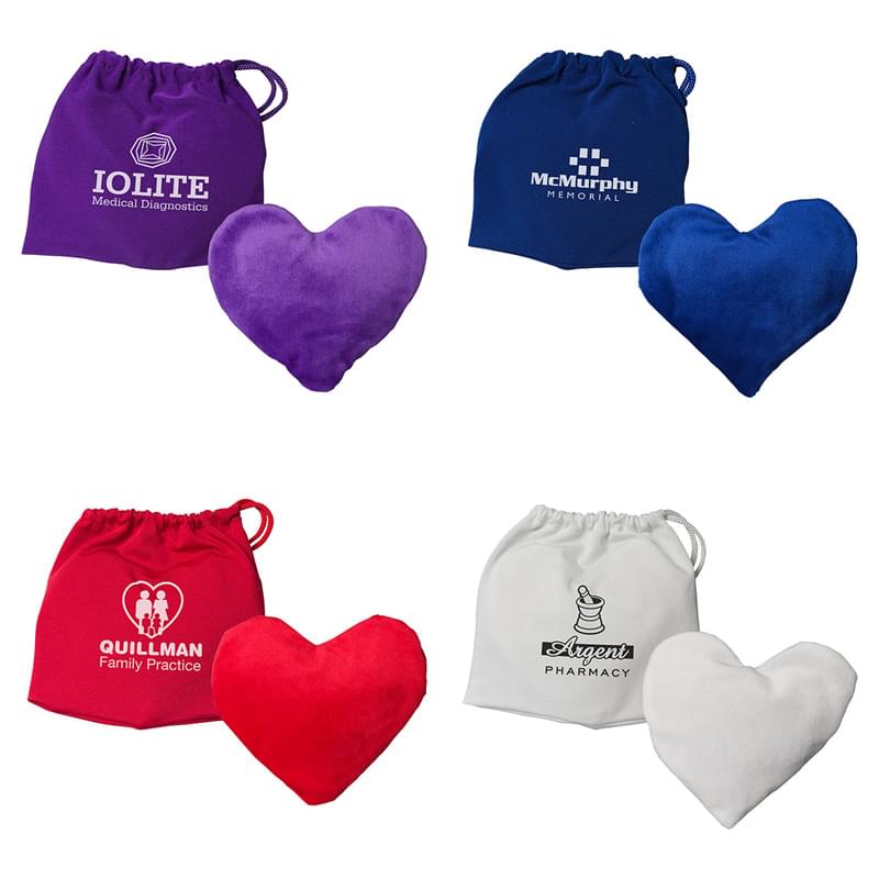 Scented Heart Clay Bead Heat Therapy Pack