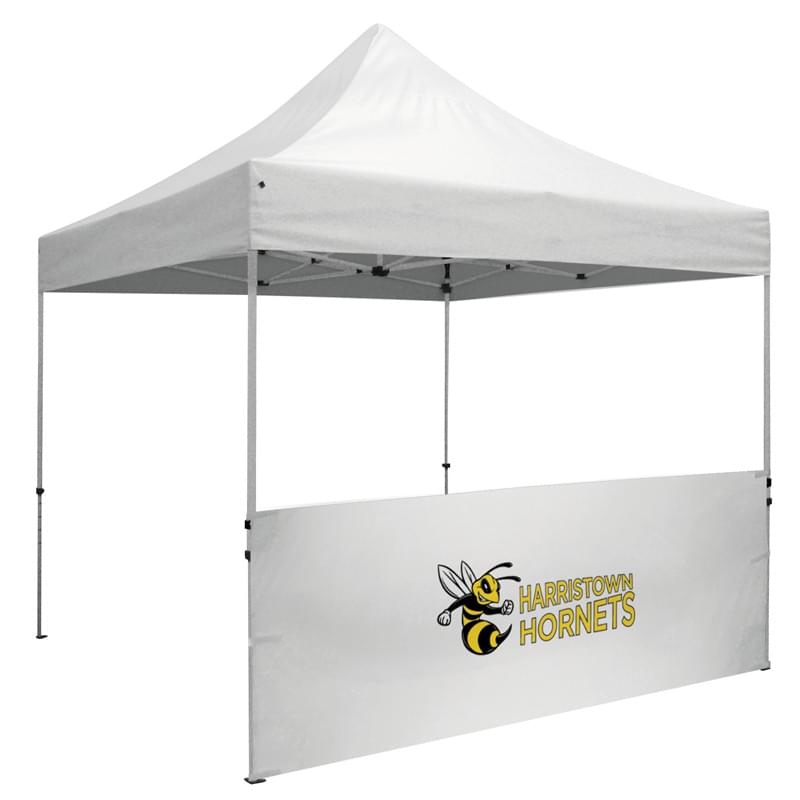 10' Full Color Tent Half Wall Banner - Single Sided