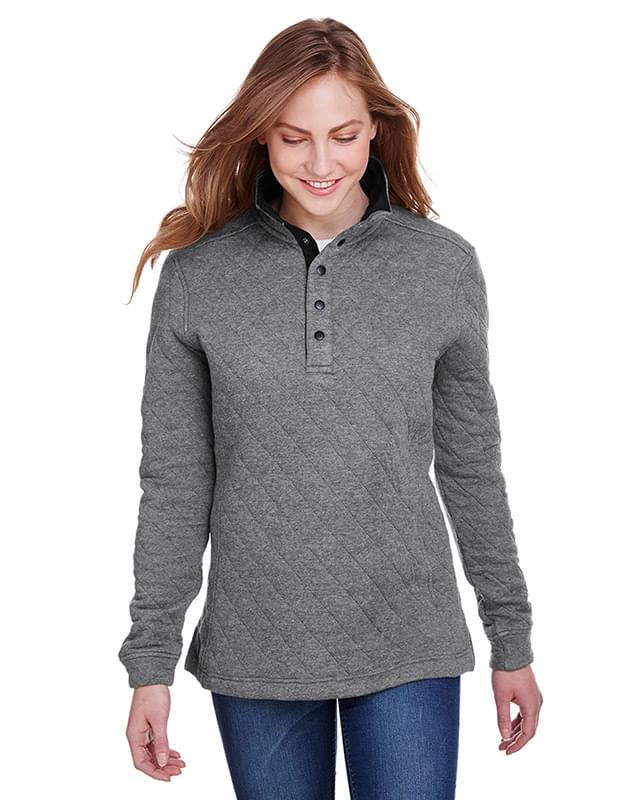 J America Quilted Snap Pullover - Women