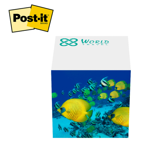Post-it® Square Note Cube - 3 3/8" x 3 3/8" x 3 3/8" image