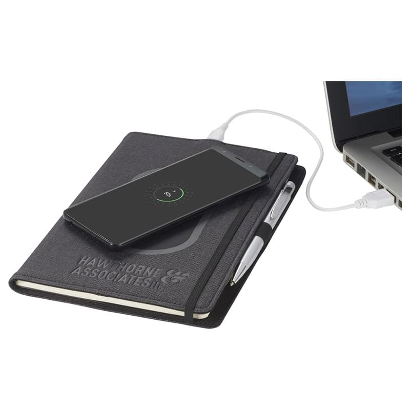  JournalBook® Walton Wireless Charging Notebook - 5 1/2" x 8 1/2"
