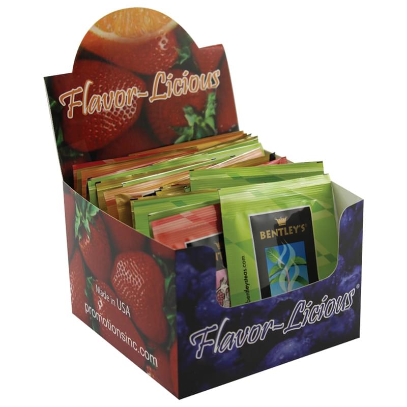 Foil Envelope Tea Packets in Retail Display Box image