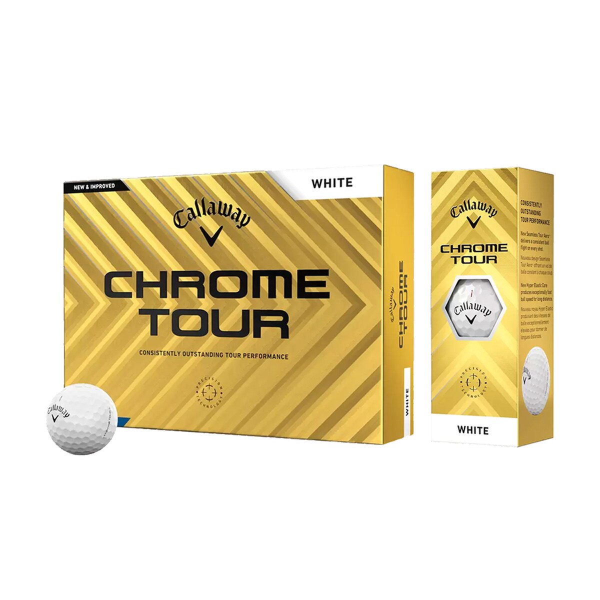 Callaway® Chrome Tour Golf Balls - Dozen
