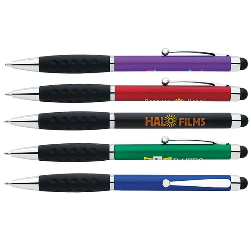 Twist-Action Stylus Pen with Dimpled Grip