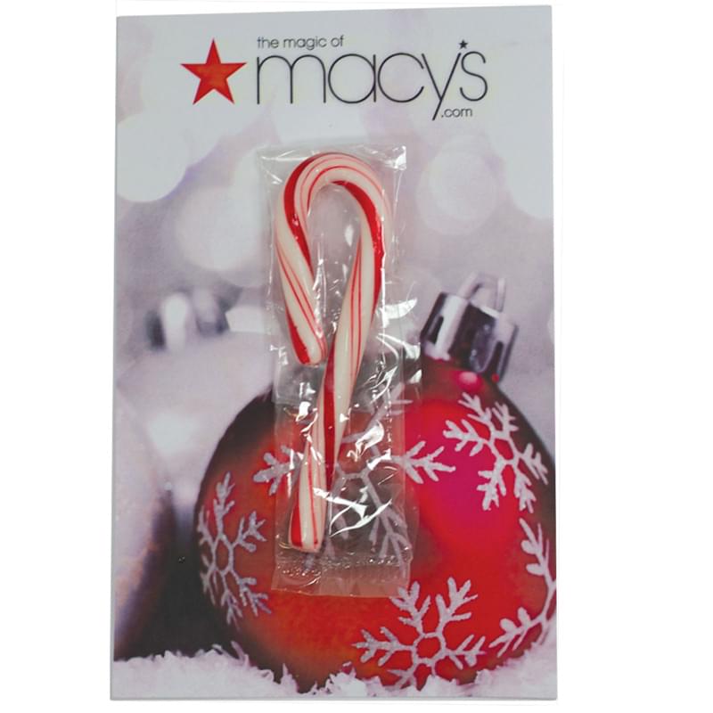 Greeting Card With Candy Cane image