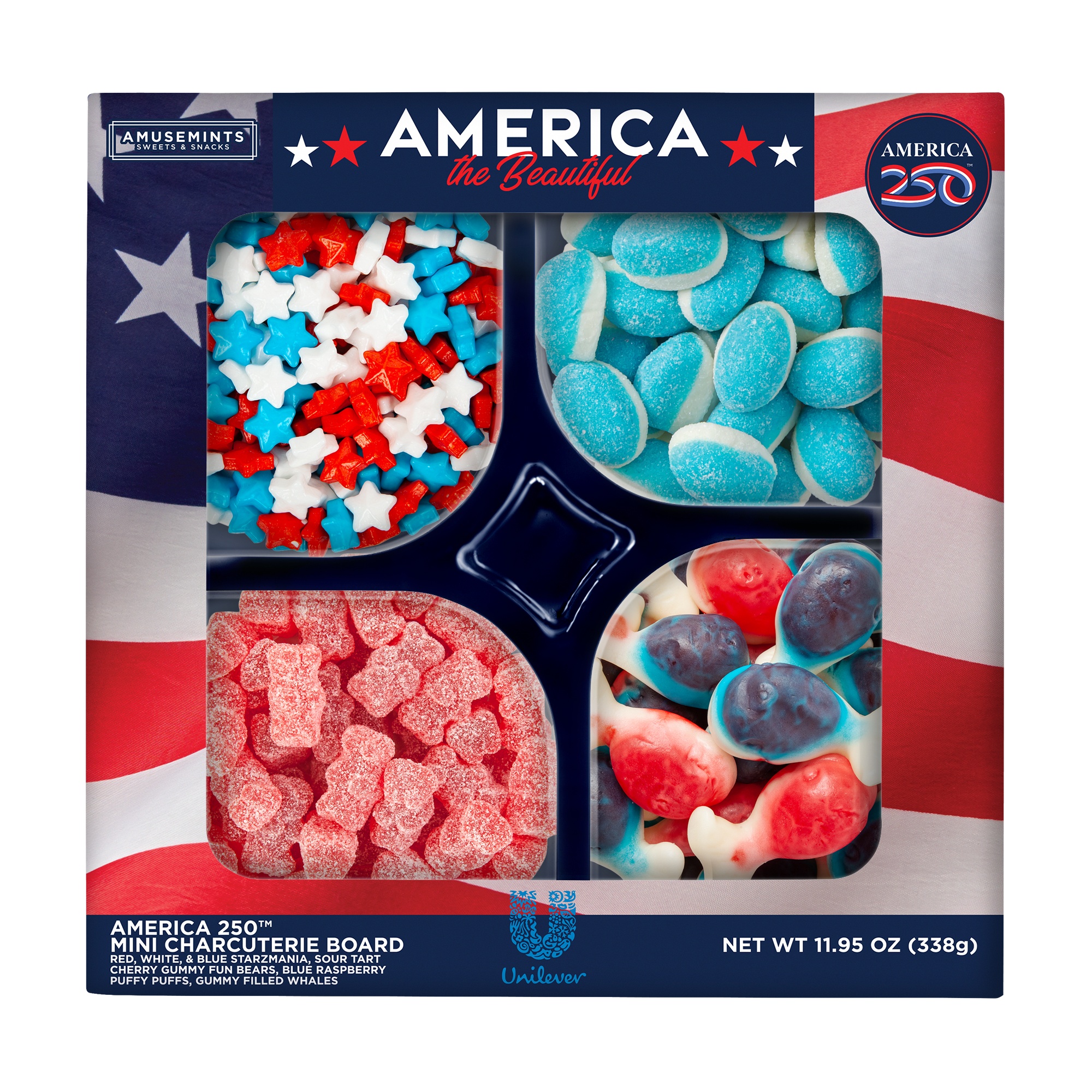 America250™ Mini Candy Charcuterie Tray image