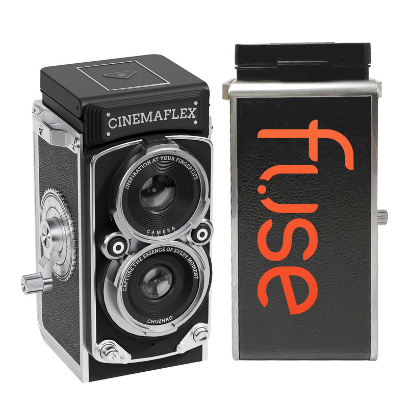 Cinemaflex Retro Digital Camera with Hand-Crank Recording