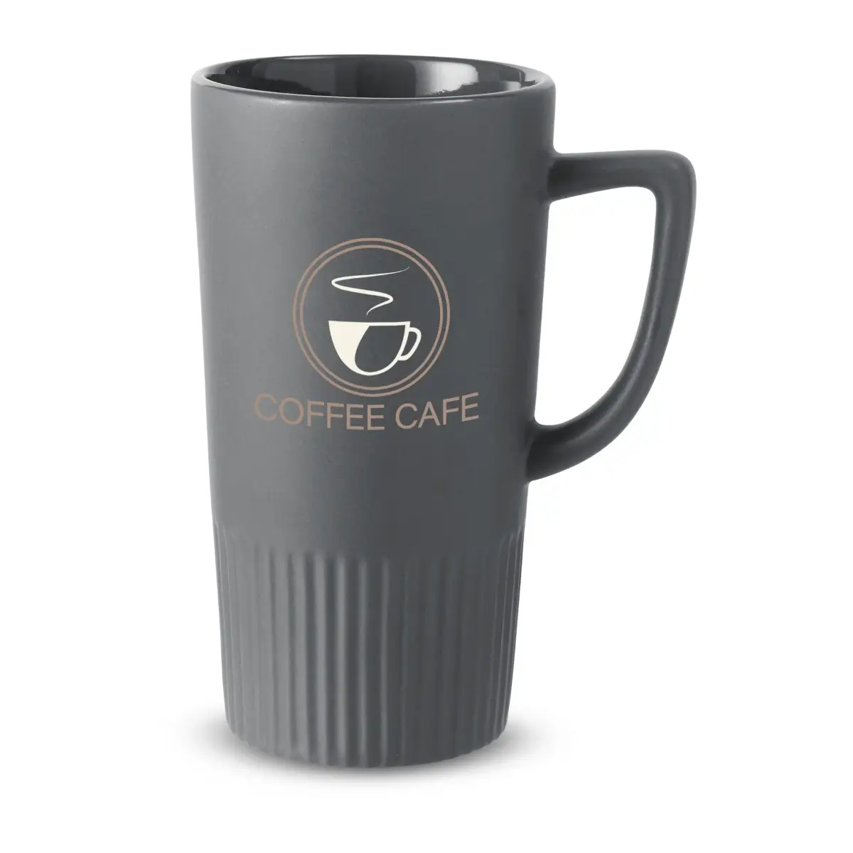 20 oz. Ribbed Base Ceramic Mug