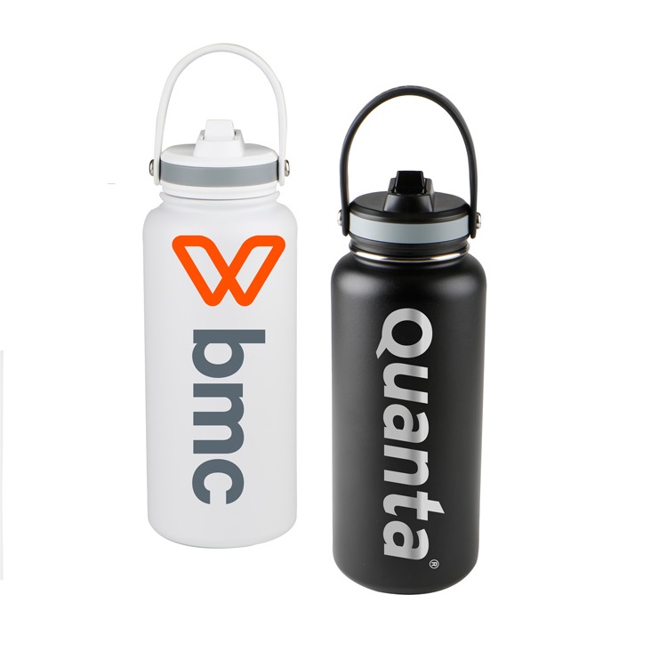 Basecamp® Vacuum Insulated Water Bottle with Straw Lid - 32 oz.