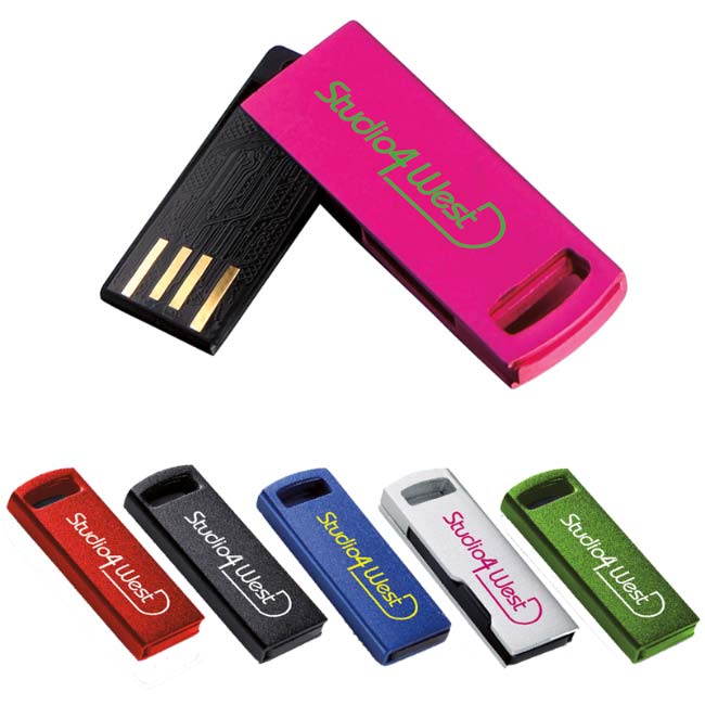 8GB Aluminum 2.0 USB Flash Drive