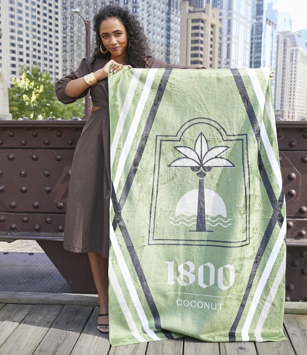 Full-Color Plush Beach Towel - 40" x 60"