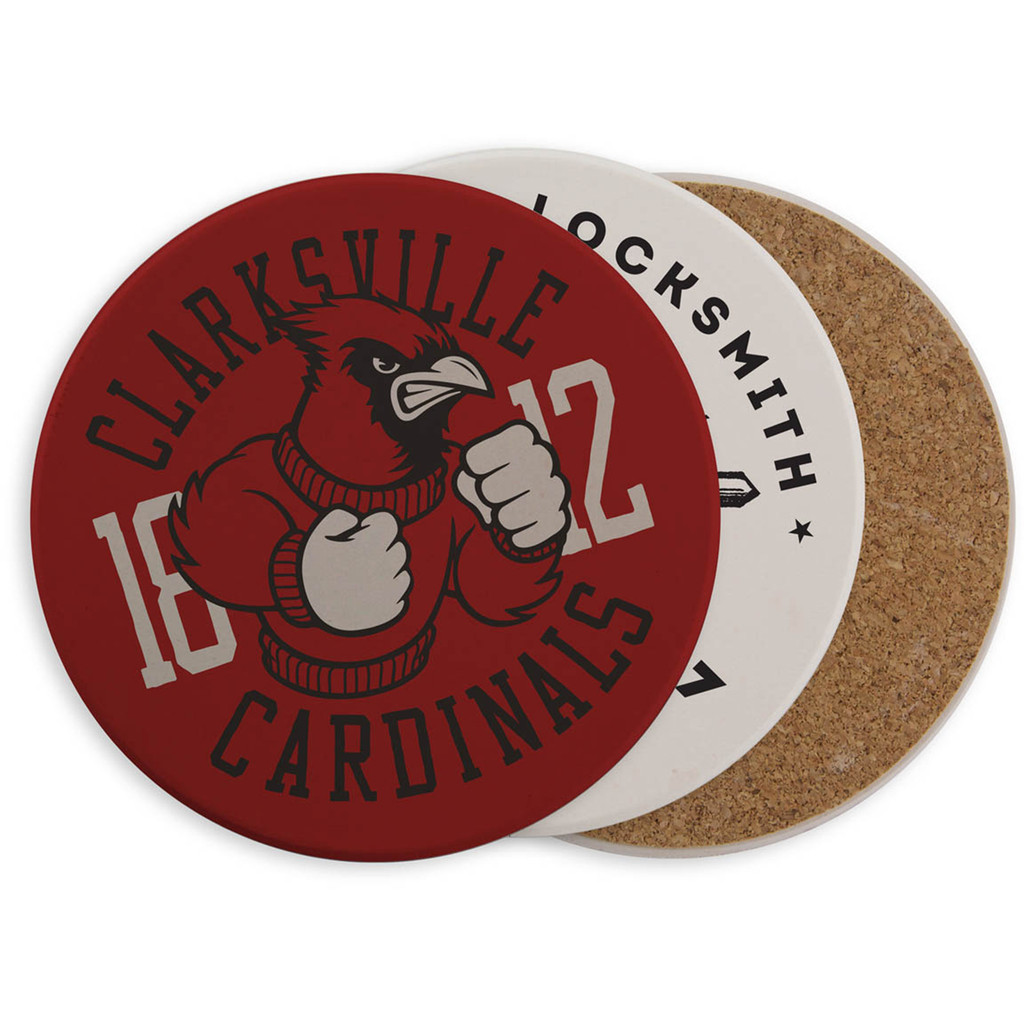 Round Ceramic Coaster – Single image