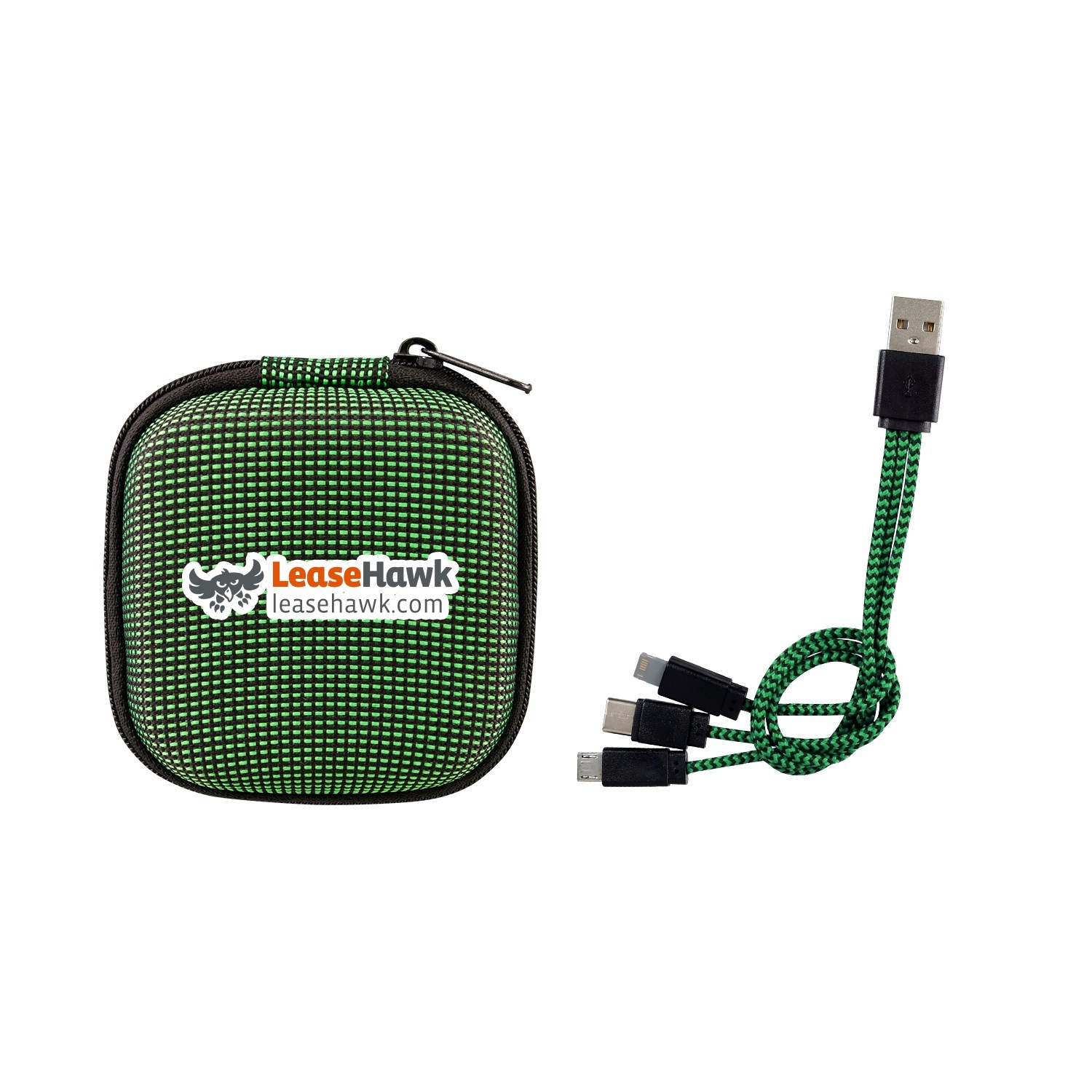  Textured 3-in-1 Charging Cable Set