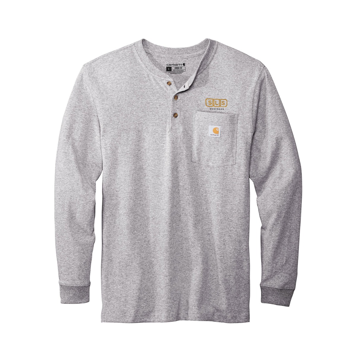 Carhartt ®  Long Sleeve Henley T-Shirt