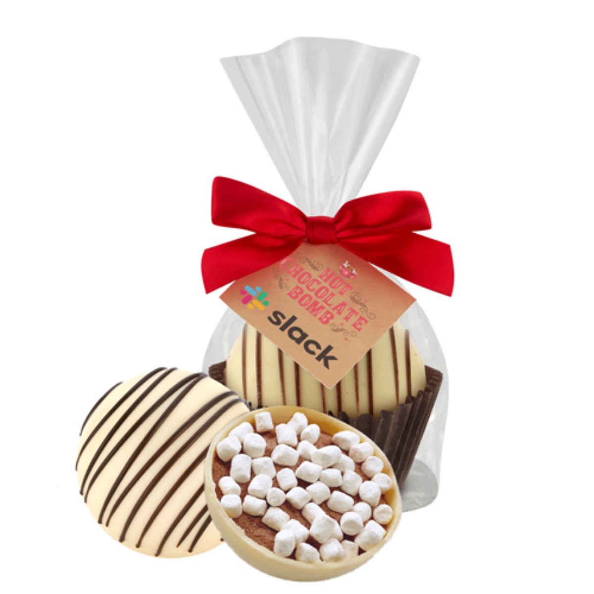 Hot Chocolate Bomb in Bag with Tag image