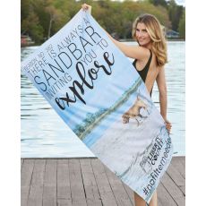 Full-Color Deluxe Beach Towel - 35
