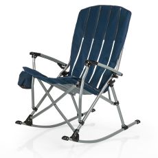 Picnic Time® Rocking Steel Frame Folding Chair with Carry Bag