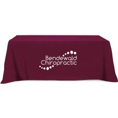 Poly/Cotton 4 Sided Table Cover - 8'