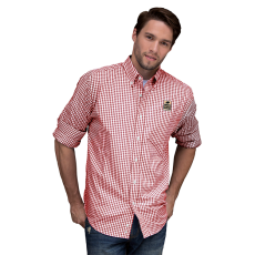 Easy-Care Gingham Check Shirt - Men