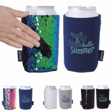 Collapsible Two-Sided Sequin Can Sleeve