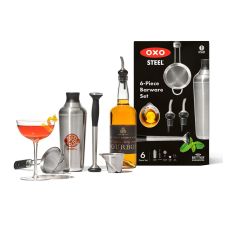 OXO Steel 6-piece Barware Set