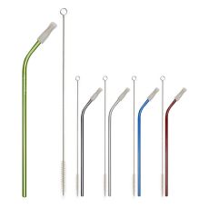Reusable Bent Stainless Steel Straw