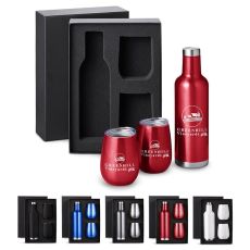 Deluxe Vacuum Insulated Wine Lover Set