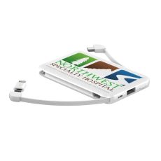 Full Color Card Shape Power Bank - 5000 mAh