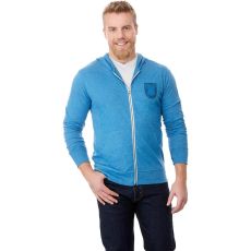 Elevate Lightweight Knit Full Zip-Up Hooded Sweatshirt - Men