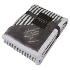 Field & Co.® Chevron Striped Sherpa Blanket - 50