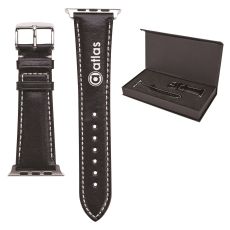 Leather Smart Watch Band with Case