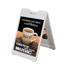 Plastic A-Frame Single Sided Sign Kit