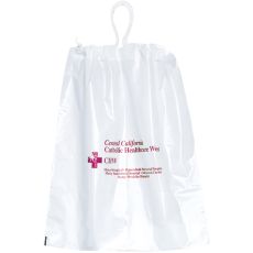 Cotton Drawstring Plastic Bag - 9 1/2