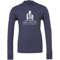 BELLA+CANVAS Jersey Long-Sleeve Hoodie  - Unisex