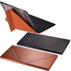 Wireless Keyboard in Faux Leather Case